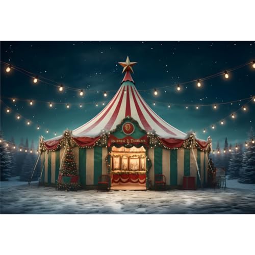 Renaiss 2.2x1.5m Karneval Zirkus Zirkuszelt Kulisse Winter Nacht Schnee Wald Bäume Fotografie Hintergrund Weihnachten Karneval Party Dekor Kinder Fotostudio Requisiten Vinyl Renaiss 2.2x1.5m Karneval Zirkus Zirkuszelt Kulisse Winter Nacht Schnee Wald Bäume Fotografie Hintergrund Weihnachten Karneval Party Dekor Kinder Fotostudio Requisiten Vinyl von Renaiss