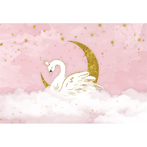 Renaiss 2.2x1.5m Schwan Thema Hintergrund Wolken Goldene Mond Sterne Weißer Schwan Fotografie Hintergrund Baby Dusche Geburtstagsfeier Dekoration Mädchen Porträt Fotografische Requisiten Vinyl Renaiss 2.2x1.5m Schwan Thema Hintergrund Wolken Goldene Mond Sterne Weißer Schwan Fotografie Hintergrund Baby Dusche Geburtstagsfeier Dekoration Mädchen Porträt Fotografische Requisiten Vinyl von Renaiss
