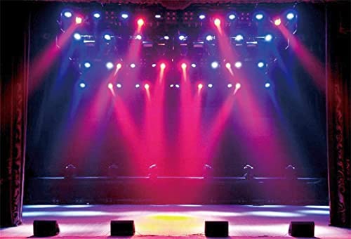 Renaiss 3x2m Bühnenkonzert Hintergrund Vinyl Fotografie Hintergrund Musical Hall Club Beleuchtung Singen Tanzaufführung Szene Fotohintergrund Photo Booth Shooting Studio Requisiten von Renaiss