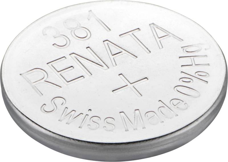 RENATA Knopfzelle 381, 50mAh, Silberoxid von Renata