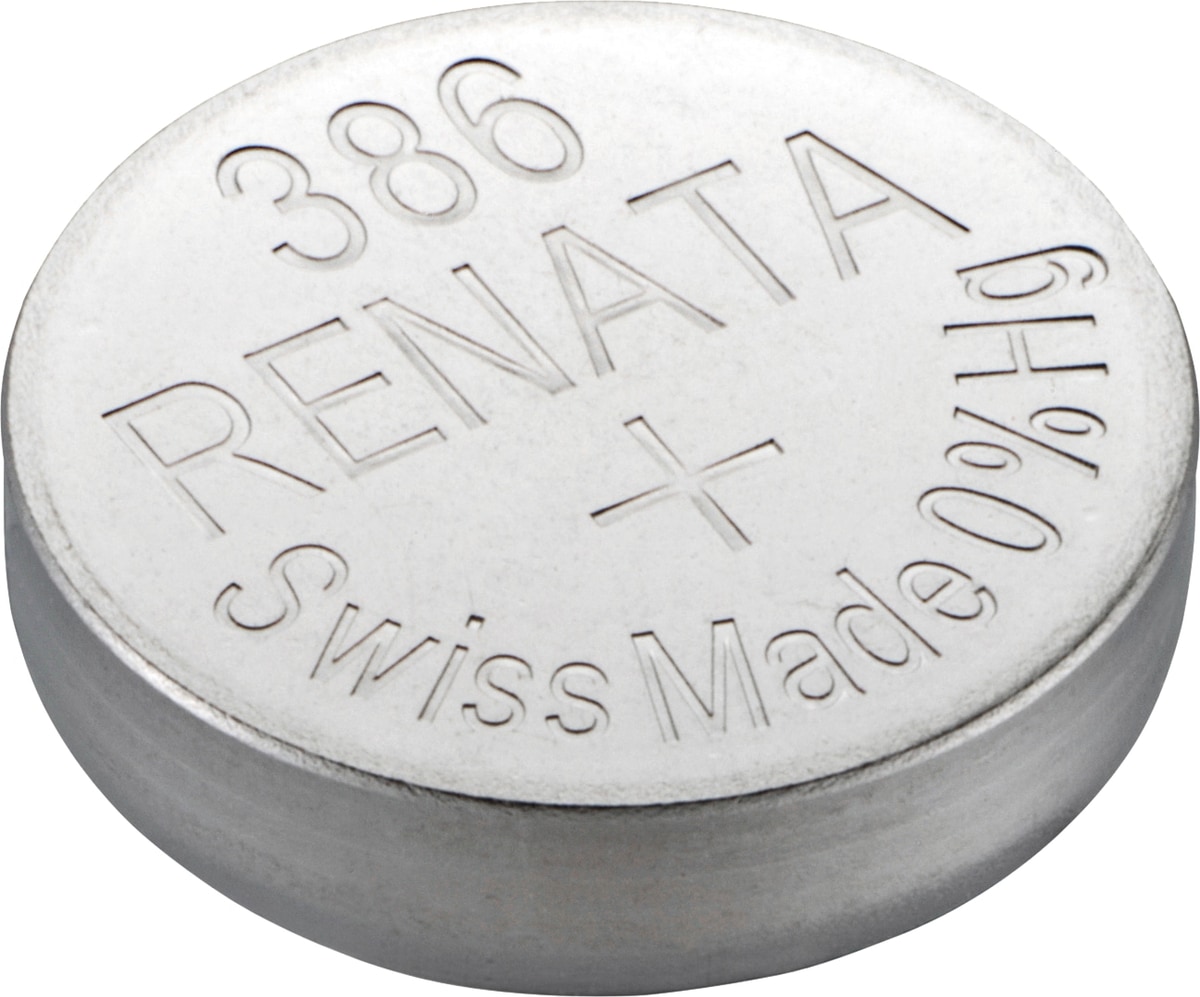 RENATA Knopfzelle 386, 130mAh, Silberoxid von Renata