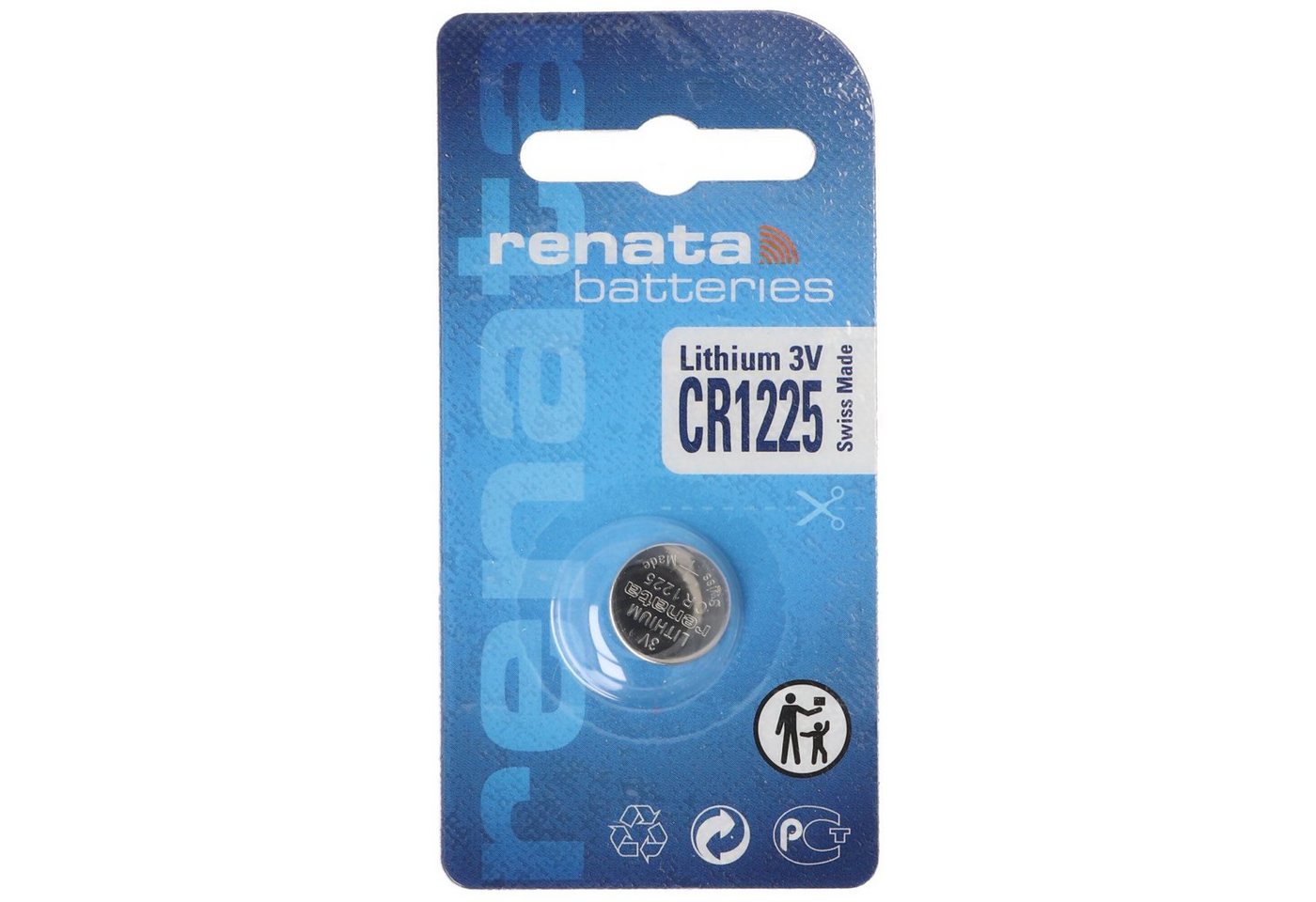 Renata CR1225 Lithium Batterie IEC CR1225 Knopfzelle CR 1225 Batterie, (3,0 V) von Renata