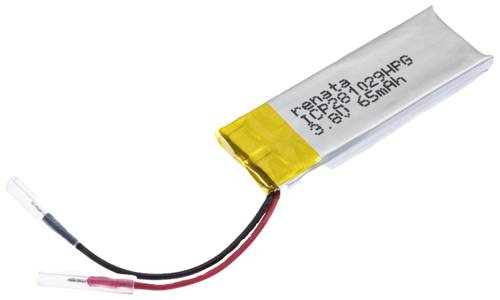 Renata ICP281029HPG Spezial-Akku Prismatisch Kabel LiPo 3.7V 68 mAh von Renata