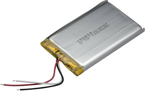 Renata ICP543759PMT Spezial-Akku Prismatisch Kabel LiPo 3.7V 1320 mAh von Renata