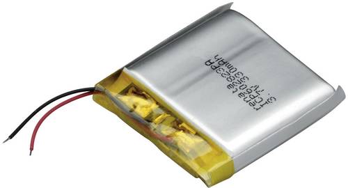 Renata ICP602823PA Spezial-Akku Prismatisch Kabel LiPo 3.7V 350 mAh von Renata