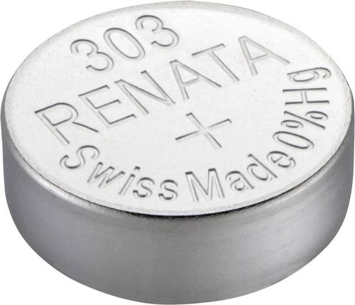 Renata Knopfzelle 303 1.55V 1 St. 175 mAh Silberoxid SR44 Renata Knopfzelle 303 1.55V 1 St. 175 mAh Silberoxid SR44 von Renata