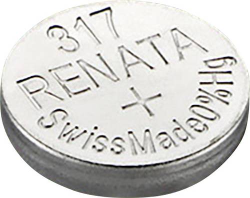 Renata Knopfzelle 317 1.55V 10.5 mAh Silberoxid SR62 von Renata