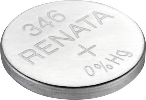 Renata Knopfzelle 346 1.55V 9.5 mAh Silberoxid SR712 Renata Knopfzelle 346 1.55V 9.5 mAh Silberoxid SR712 von Renata