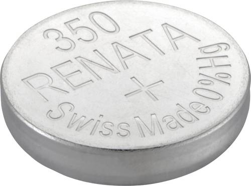 Renata Knopfzelle 350 1.55V 105 mAh Silberoxid SR42 Compatible courant fort Renata Knopfzelle 350 1.55V 105 mAh Silberoxid SR42 Compatible courant fort von Renata
