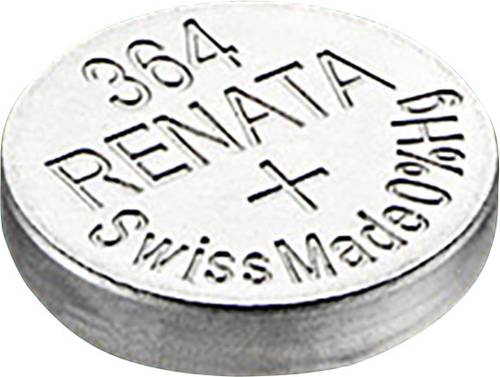 Renata Knopfzelle 364 1.55V 19 mAh Silberoxid SR60 von Renata