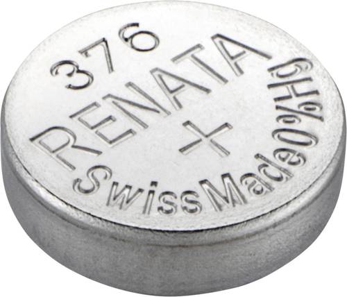 Renata Knopfzelle 376 1.55V 27 mAh Silberoxid SR66 Renata Knopfzelle 376 1.55V 27 mAh Silberoxid SR66 von Renata