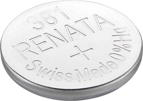 Renata Knopfzelle 381 1.55V 50 mAh Silberoxid SR55 Renata Knopfzelle 381 1.55V 50 mAh Silberoxid SR55 von Renata