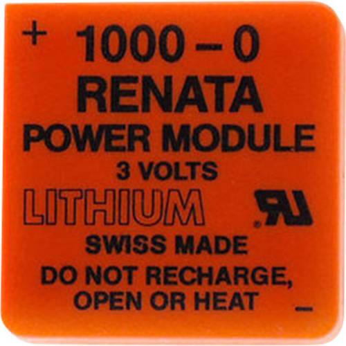 Renata Powermodul 1000-0 Spezial-Batterie Pin Lithium 3V 950 mAh 1St. von Renata