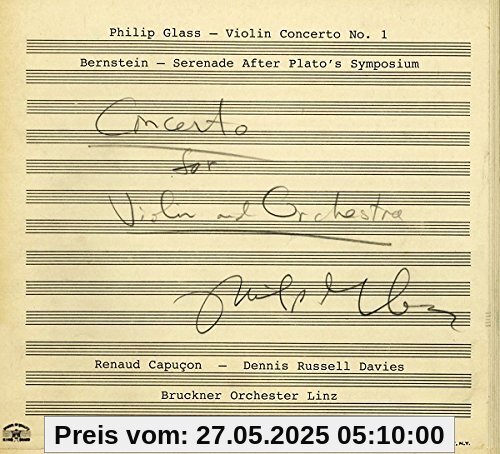 Violinkonzert Nr. 1 / Serenade after Plato´s 'Symposium' Violinkonzert Nr. 1 / Serenade after Plato´s 'Symposium' von Renaud Capucon