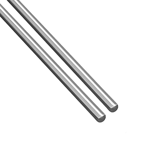 7075 Aluminium-Rundstab – 19,68 Zoll Drehstangenmaterial for CNC, Wellen, Modelle – erhältlich in mehreren Durchmessern (5 mm bis 65 mm)(14mmx2pcs) von Rencehn