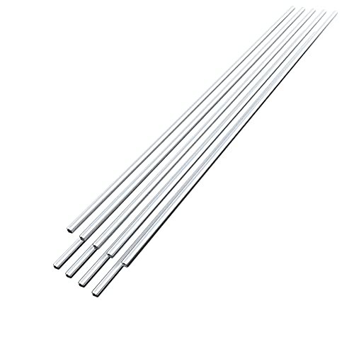 7075 Aluminium-Rundstab – 19,68 Zoll Drehstangenmaterial for CNC, Wellen, Modelle – erhältlich in mehreren Durchmessern (5 mm bis 65 mm)(6mmx9pcs) von Rencehn
