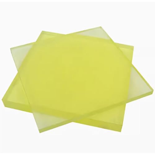 Hochfeste, 50 mm dicke Polyurethanplatte – 7,87 x 7,87 Zoll, ölbeständige elastische Gummiplatte zur Schwingungsdämpfung in industriellen Anwendungen(Thick15mm) von Rencehn