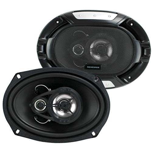 2 Lautsprecher RENEGADE RX693 3 Wege koaxial 6" x 9" 16,00 x 23,00 cm tieftöner + hochtöner + mitteltöner 150 watt rms 300 watt max 4 ohm, pro Paar von Renegade