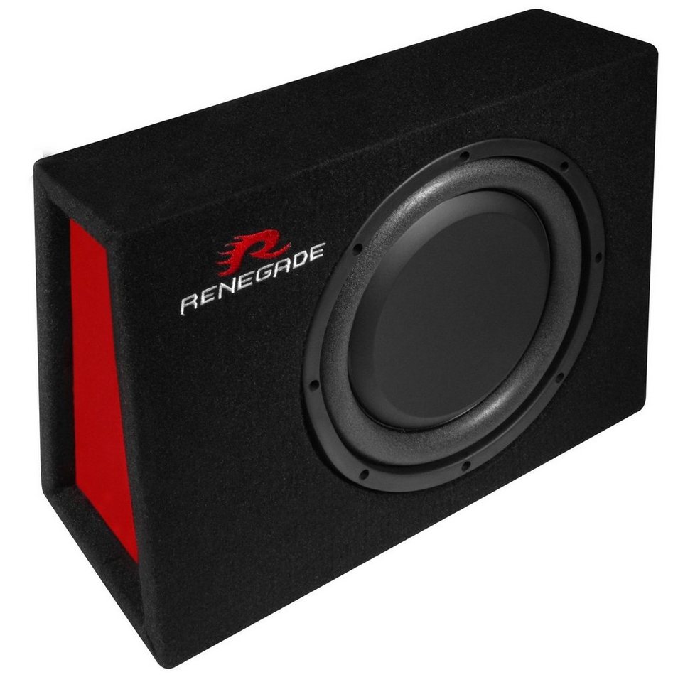 Renegade 25cm Single Kompakt Subwoofer Auto-Subwoofer Renegade 25cm Single Kompakt Subwoofer Auto-Subwoofer von Renegade