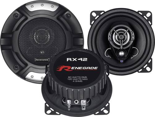 Renegade RX42 2-Wege Einbau-Lautsprecher 120W Inhalt: 1 Paar von Renegade