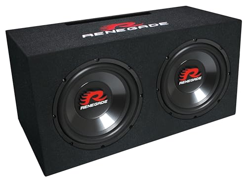 Renegade RXV1002-2x25cm Gehäuse-Subwoofer von Renegade