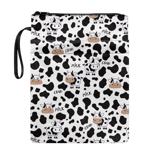 Renewold Buchumschlag mit Kuh-Aufdruck, Buchtasche für Taschenbücher, Hardcover, Notizbuch, Tagebuch, Bibelschutz, Buchdekoration, Hülle für Buchliebhaber, Jungen, Mädchen, Frauen, Männer Renewold Buchumschlag mit Kuh-Aufdruck, Buchtasche für Taschenbücher, Hardcover, Notizbuch, Tagebuch, Bibelschutz, Buchdekoration, Hülle für Buchliebhaber, Jungen, Mädchen, Frauen, Männer von Renewold