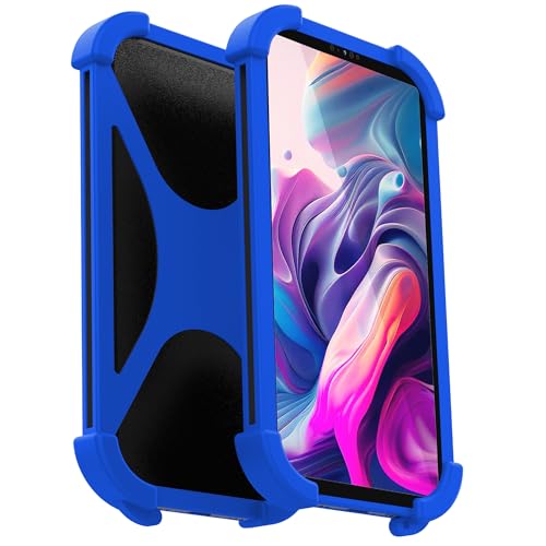 Tablet hülle 7 Zoll Silikon Universell kompatibel mit Allen 7-Zoll-Tablet-Modellen rutschfest widerstandsfähig stoßfest 7 Zoll Tablet hülle (Blau) von Renimove