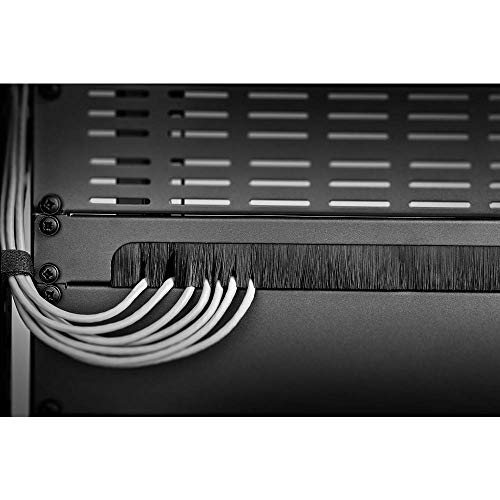 Renkforce RF-3429142 19 Zoll Netzwerkschrank-Bürstenleiste 1 HE Schwarz von Renkforce
