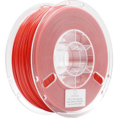 RENKFORCE RF-4738596 PETG-Filament, 1,75 mm, 1000 g, Rot, 1 Stück RENKFORCE RF-4738596 PETG-Filament, 1,75 mm, 1000 g, Rot, 1 Stück von Renkforce