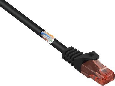 RF-5044002 RJ45 Netzwerkkabel Patchkabel CAT 6 U/UTP 10.00 m Schwarz Halogenfrei (RF-5044002) von Renkforce