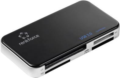 RF-PCR-350 Externer Speicherkartenleser USB 3.0 Schwarz (RF-5173664) von Renkforce