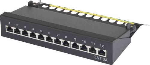 Renkforce 12 Port Netzwerk-Patchbox CAT 6a 1 HE von Renkforce