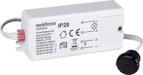 Renkforce 1289332 Nahfeldschalter berührungslos IP20 Schwarz von Renkforce