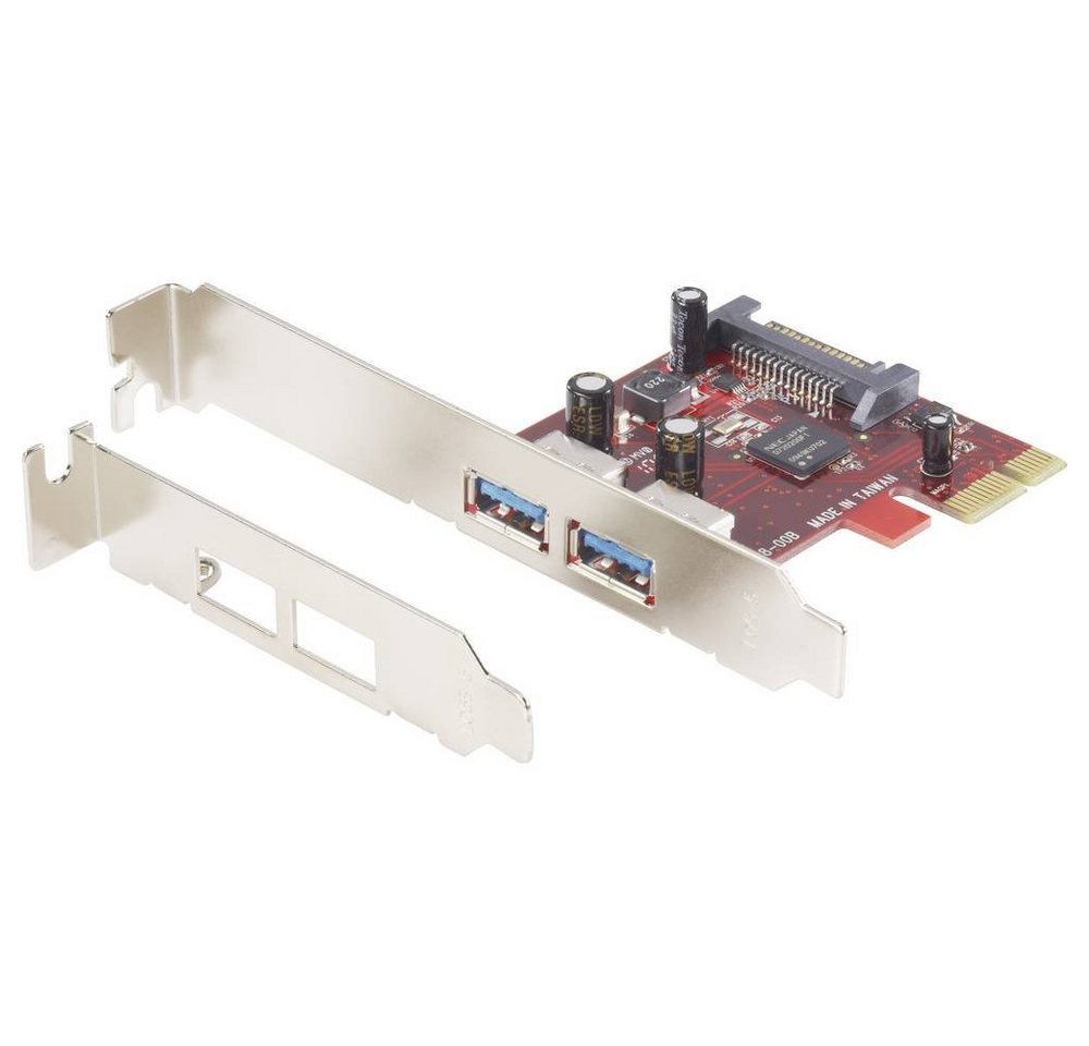 Renkforce 2 Port USB 3 PCIe Controller-Karte Modulkarte von Renkforce