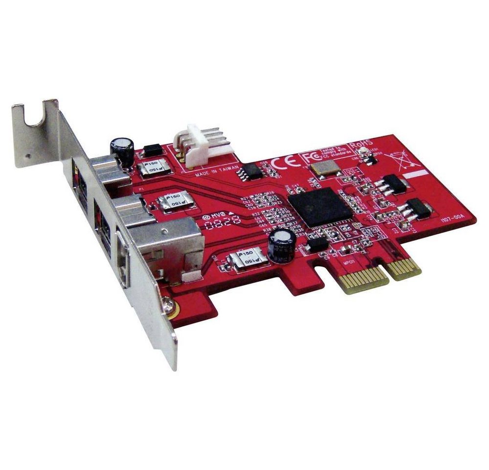 Renkforce 3 Port FireWire 400/800 PCI-Express-Karte Modulkarte von Renkforce