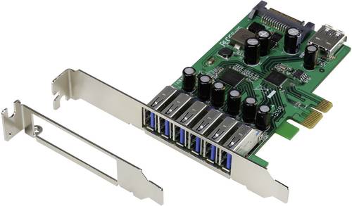 Renkforce 6+1 Port USB 3.2 Gen 1-Controllerkarte USB-A PCIe von Renkforce