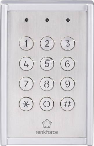 Renkforce 751624 Codeschloss Aufputz IP65 mit beleuchteter Tastatur von Renkforce