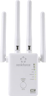 Renkforce AC1200 Dualband WLAN-Router/Repeater/AP (RF-3804172) von Renkforce