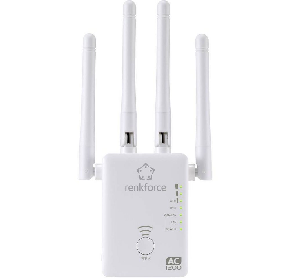 Renkforce AC1200 Dualband WLAN-Router/Repeater/AP WLAN-Repeater von Renkforce