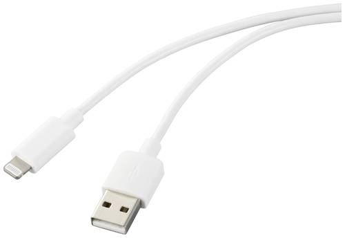 Renkforce Apple iPad/iPhone/iPod Anschlusskabel [1x USB 2.0 Stecker A - 1x Apple Lightning-Stecker] von Renkforce