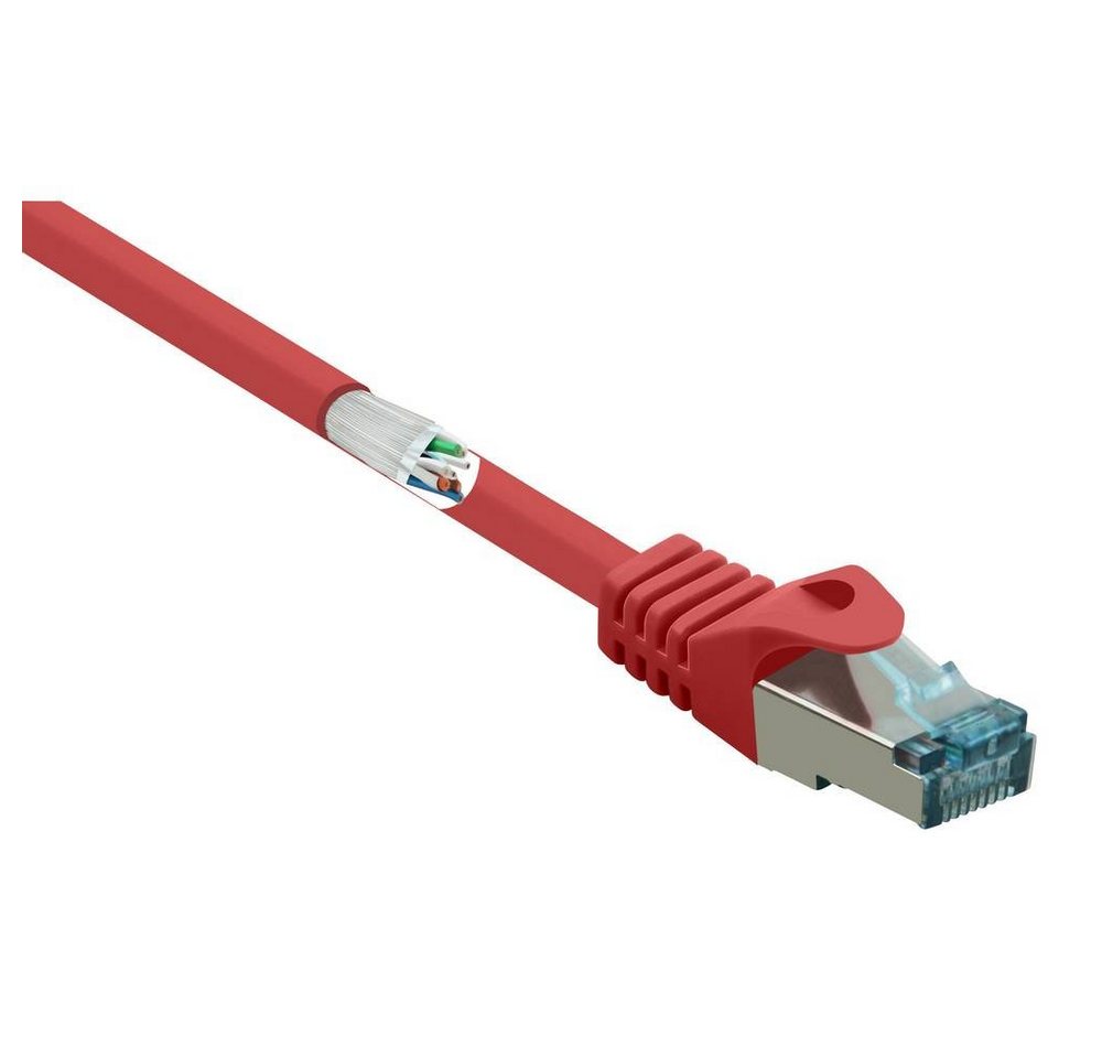 Renkforce CAT 6A S/FTP Netzwerkkabel 10 m LAN-Kabel, Flammwidrig Renkforce CAT 6A S/FTP Netzwerkkabel 10 m LAN-Kabel, Flammwidrig von Renkforce