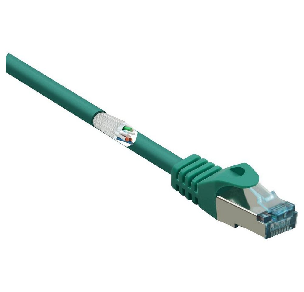 Renkforce CAT6A S/FTP Netzwerkkabel 10 m LAN-Kabel, mit Rastnasenschutz, Flammwidrig Renkforce CAT6A S/FTP Netzwerkkabel 10 m LAN-Kabel, mit Rastnasenschutz, Flammwidrig von Renkforce