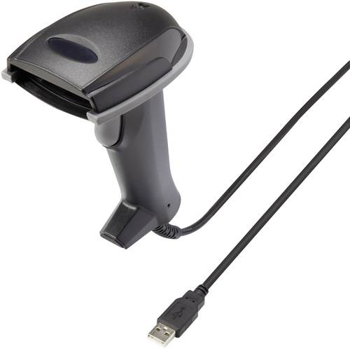 Renkforce CR6307A USB-Kit Barcode-Scanner Kabelgebunden 1D CCD Schwarz Hand-Scanner USB von Renkforce