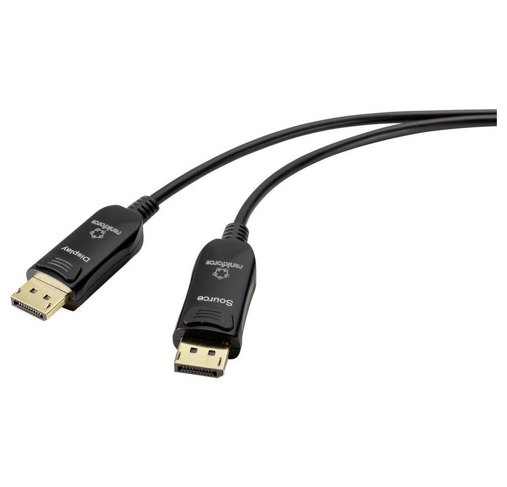 Renkforce DisplayPort Anschlusskabel 50 m vergoldete HDMI-Kabel, 8K UHD von Renkforce
