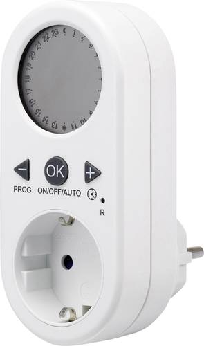 Renkforce EMT2500ET Steckdosen-Zeitschaltuhr digital Tagesprogramm 1800W von Renkforce