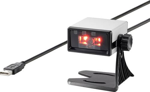 Renkforce FS5022J 2D Barcode-Scanner Kabelgebunden 2D Imager Silber, Schwarz Desktop-Scanner (Statio von Renkforce