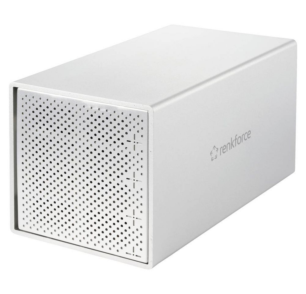 Renkforce Festplatten-Gehäuse 6.35cm (2.5)/8.89cm (3.5) USB 3, Aluminium Gehäuse von Renkforce