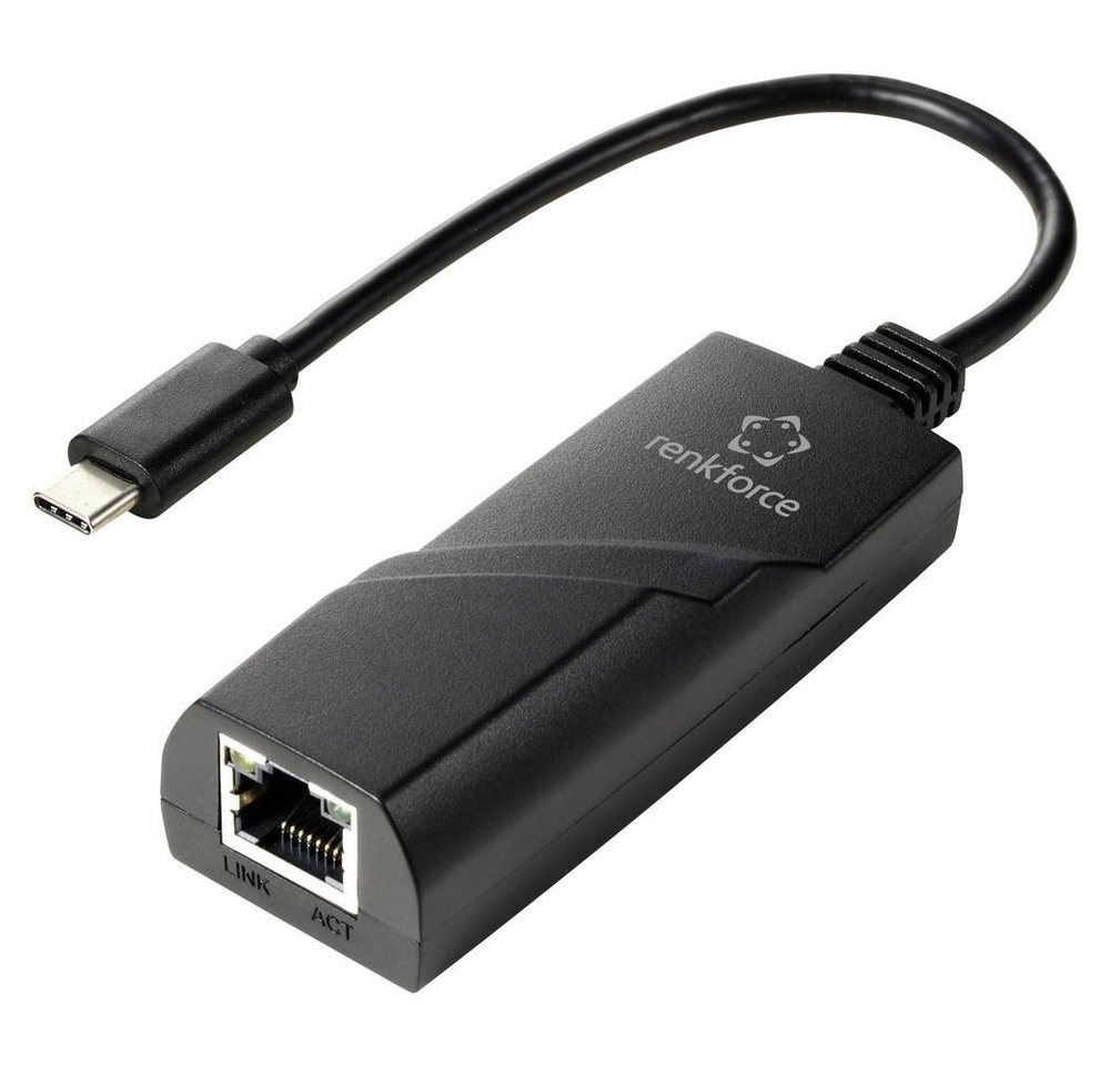 Renkforce Gigabit RJ45/Type-C® Adapter Netzwerk-Adapter von Renkforce