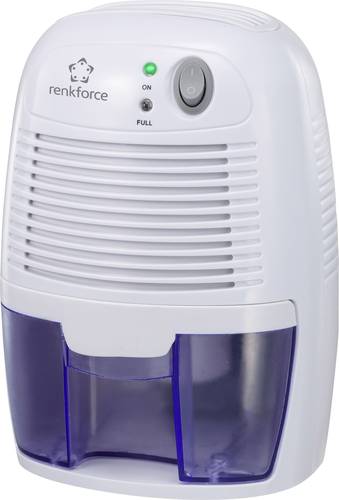 Renkforce HD-68W Luftentfeuchter 20m² 0.011 l/h Weiß, Blau von Renkforce