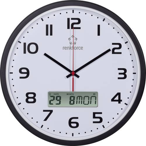 Renkforce HD-WRCL135 Funk Wanduhr 32cm x 4.5cm Schwarz Renkforce HD-WRCL135 Funk Wanduhr 32cm x 4.5cm Schwarz von Renkforce